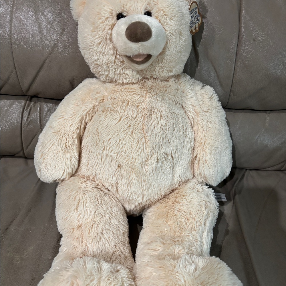 Adorable Cream Plush Teddy Bear
